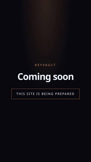 Screenshot of keyvault.co.za