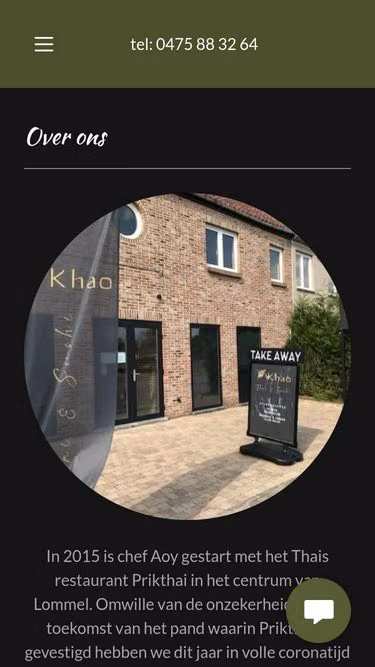 Screenshot of khao.be