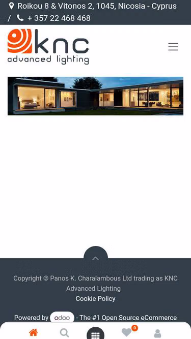 Screenshot of khc.cy