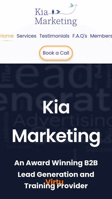 Screenshot of kia.marketing