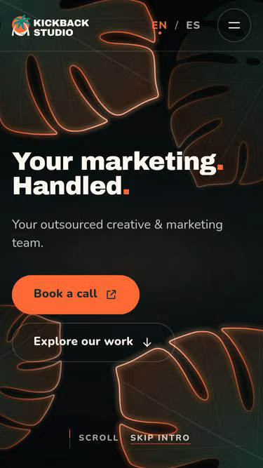 Screenshot of kickback.quest