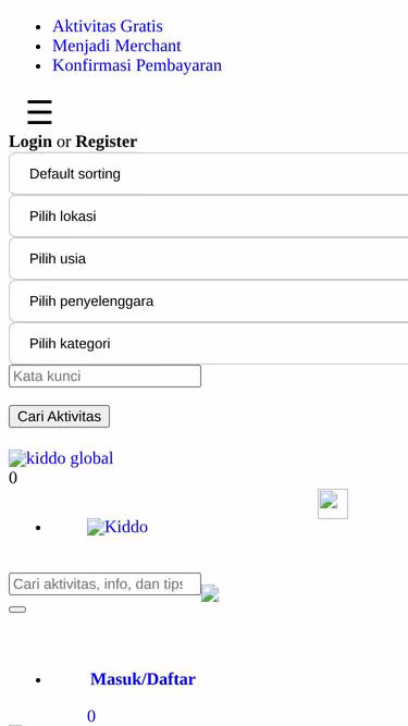Screenshot of kiddo.global