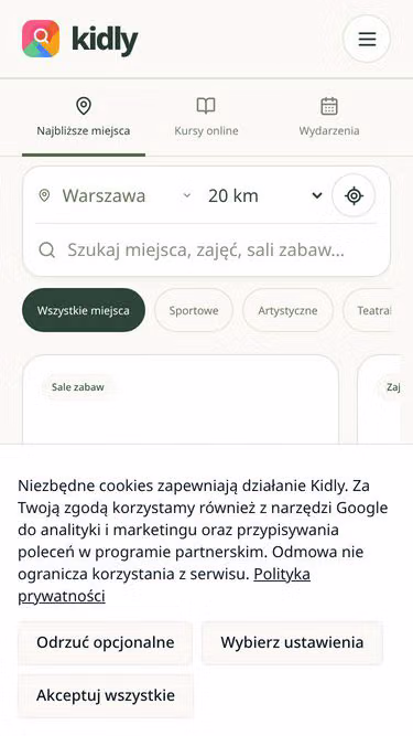 Screenshot of kidly.pl