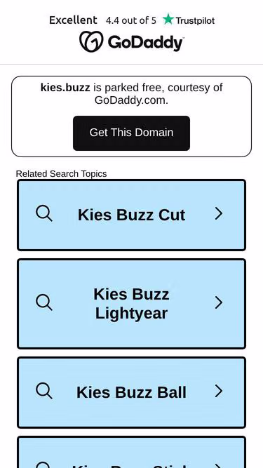 Screenshot of kies.buzz