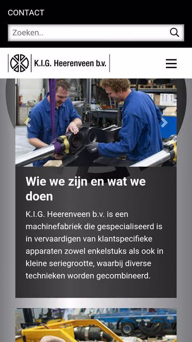 Screenshot of kig.nl