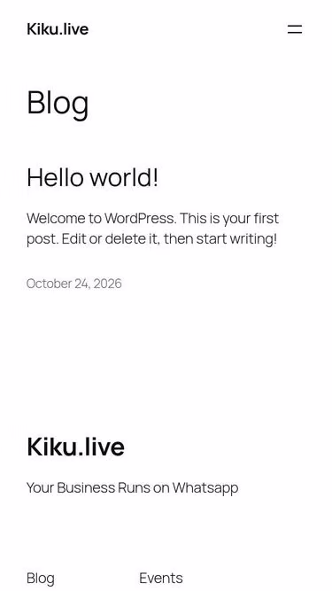 Screenshot of kiku.live