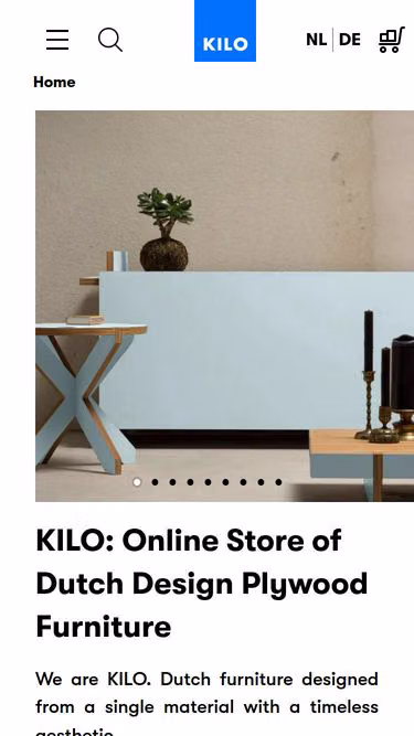 Screenshot of kilogram.amsterdam