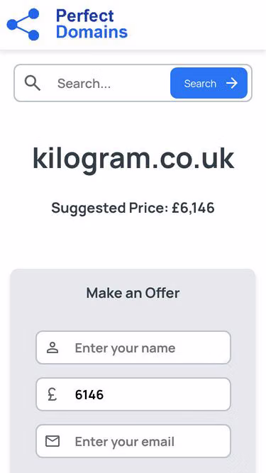 Screenshot of kilogram.co.uk