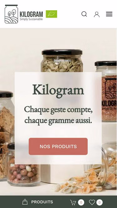 Screenshot of kilogram.lu