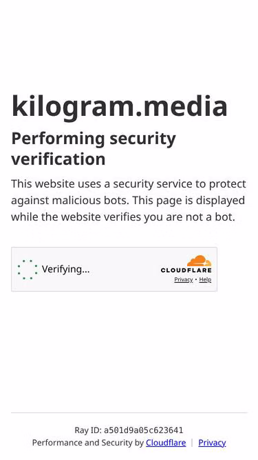 Screenshot of kilogram.media