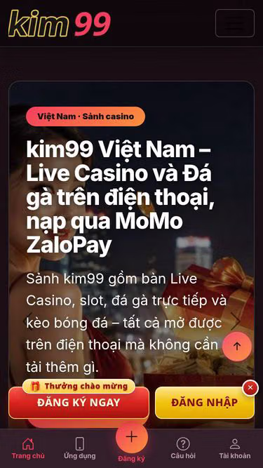 Screenshot of kim99.today