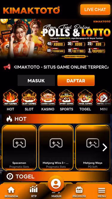 Screenshot of kimaktoto.xyz