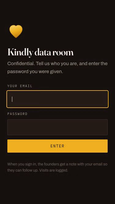 Screenshot of kindly.foundation