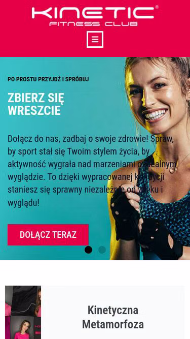Screenshot of kinetic.com.pl