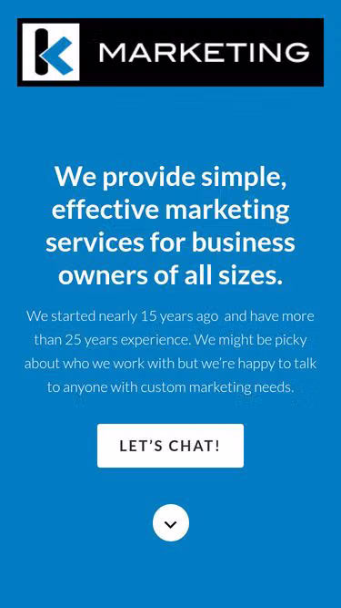 Screenshot of kinetic.marketing