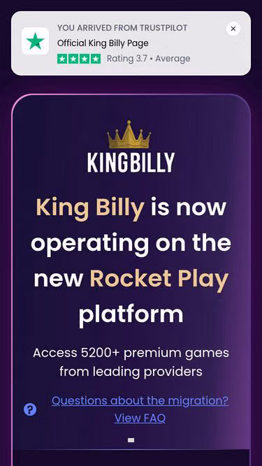 Screenshot of king-billy.site
