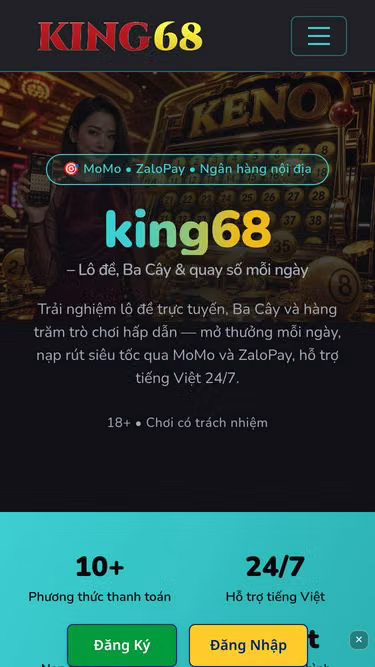 Screenshot of king68.lat