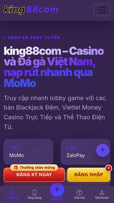 Screenshot of king88com.asia