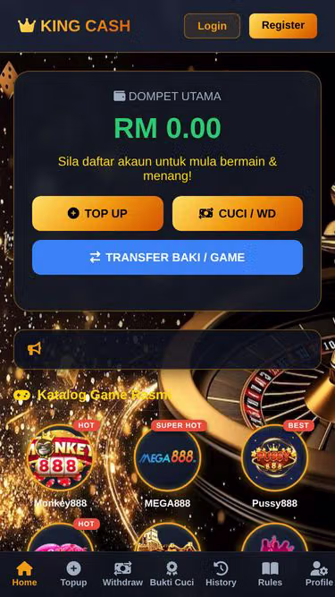 Screenshot of kingcash.my