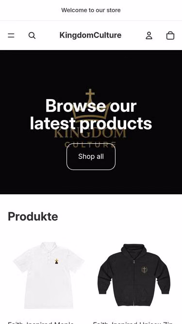 Screenshot of kingdomculture.store