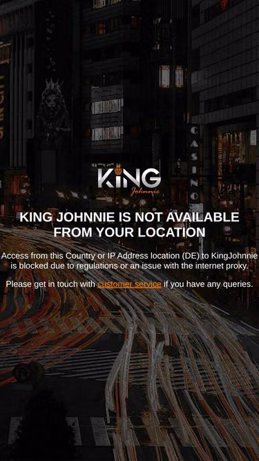 Screenshot of kingjohnnie.ai