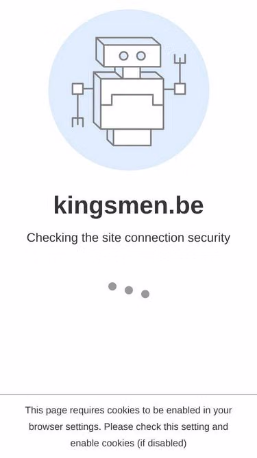 Screenshot of kingsmen.be