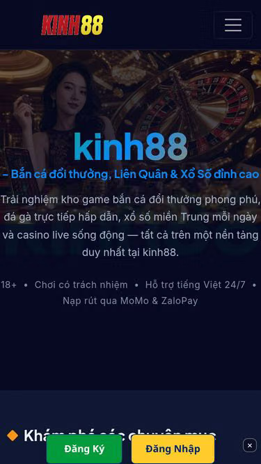 Screenshot of kinh88.cam