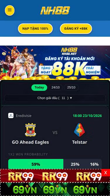Screenshot of kinh88.live