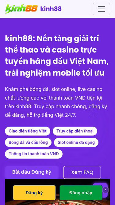 Screenshot of kinh88.xyz