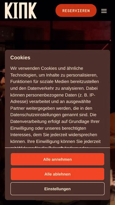 Screenshot of kink.bar