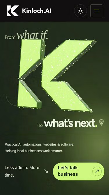 Screenshot of kinloch.ai