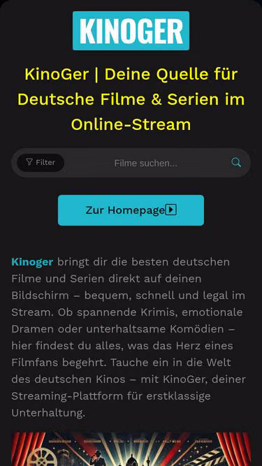 Screenshot of kinoger.sbs