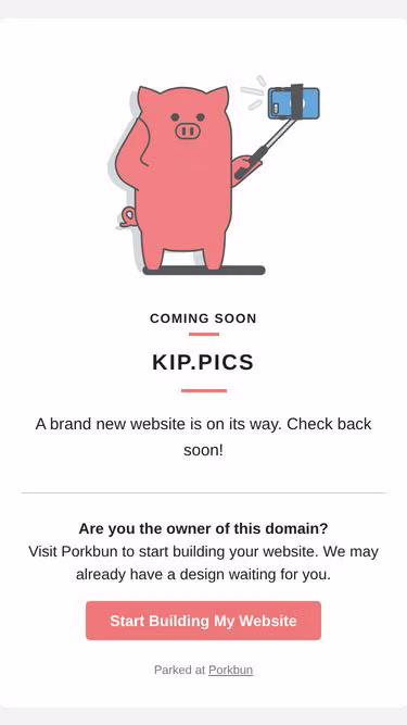 Screenshot of kip.pics