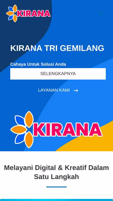 Screenshot of kirana.id
