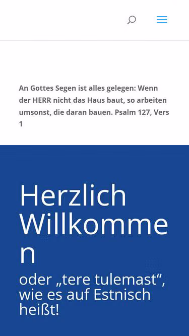 Screenshot of kirche.ee
