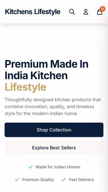 Screenshot of kitchens.lifestyle