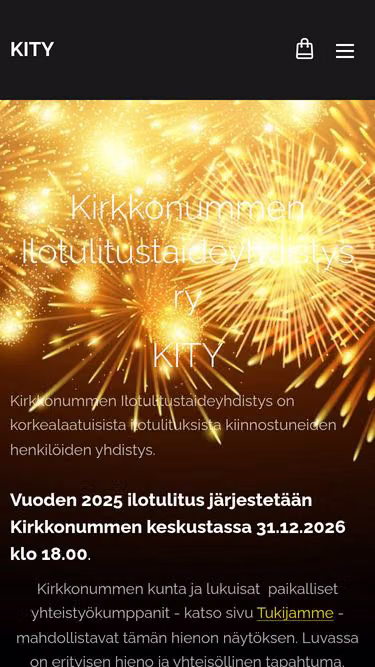 Screenshot of kity.fi