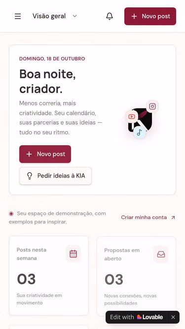 Screenshot of kiva.today