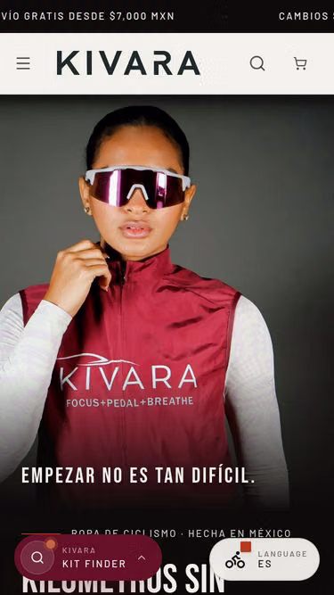 Screenshot of kivara.online