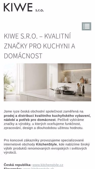 Screenshot of kiwe.cz
