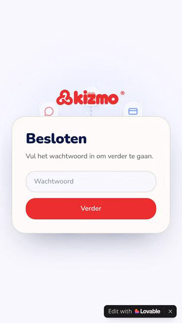 Screenshot of kizmo.ai