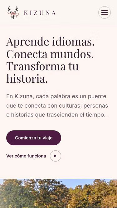 Screenshot of kizuna.com.mx