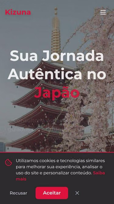 Screenshot of kizuna.tur.br