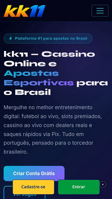 Screenshot of kk11.ceo