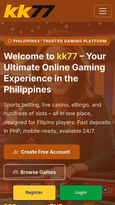 Screenshot of kk77.ng
