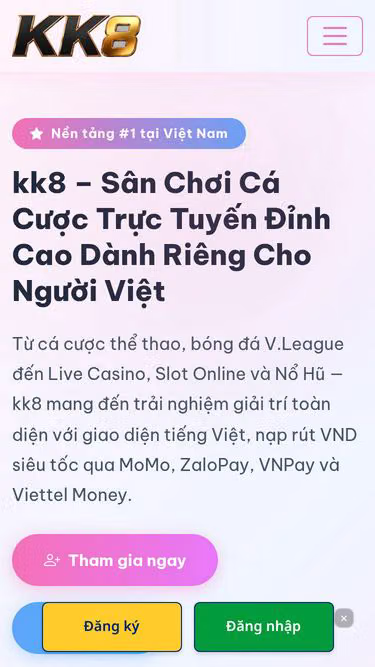 Screenshot of kk8.ng