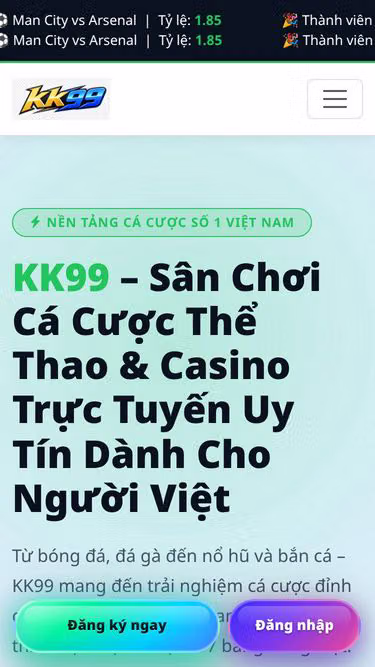 Screenshot of kk99.express
