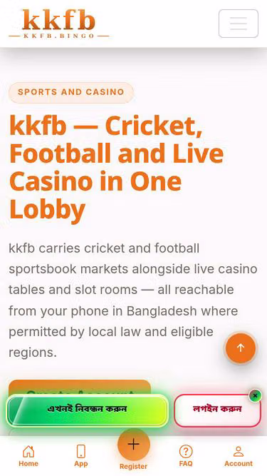 Screenshot of kkfb.bingo