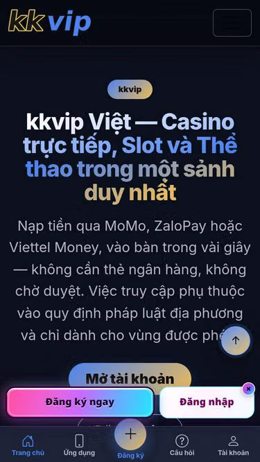 Screenshot of kkvip.vin