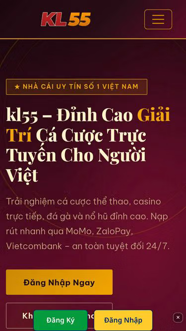 Screenshot of kl55.app